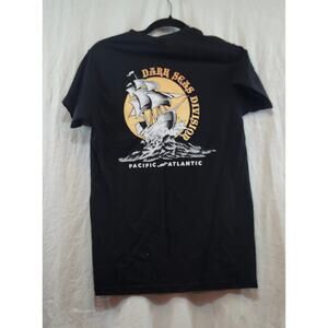 NWT Dark Seas Division Sz Small Mens T Shirt Black Short Sleeve